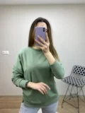 Mint Bisiklet Yaka Sweat