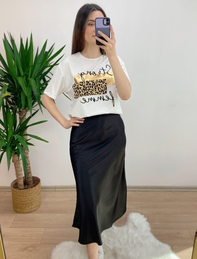 Siyah Saten Etek