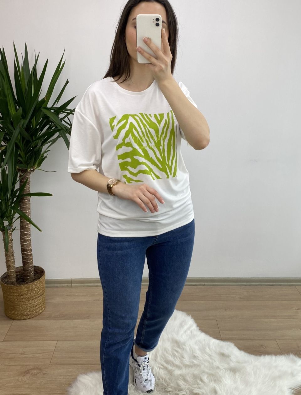 Joyful Yeşil Tshirt - Görsel 3