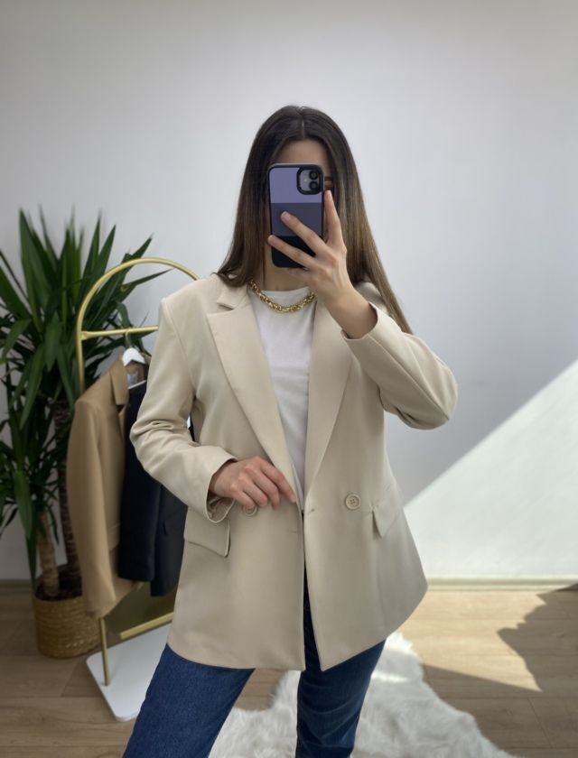 Taş Rahat Kesim Blazer Ceket