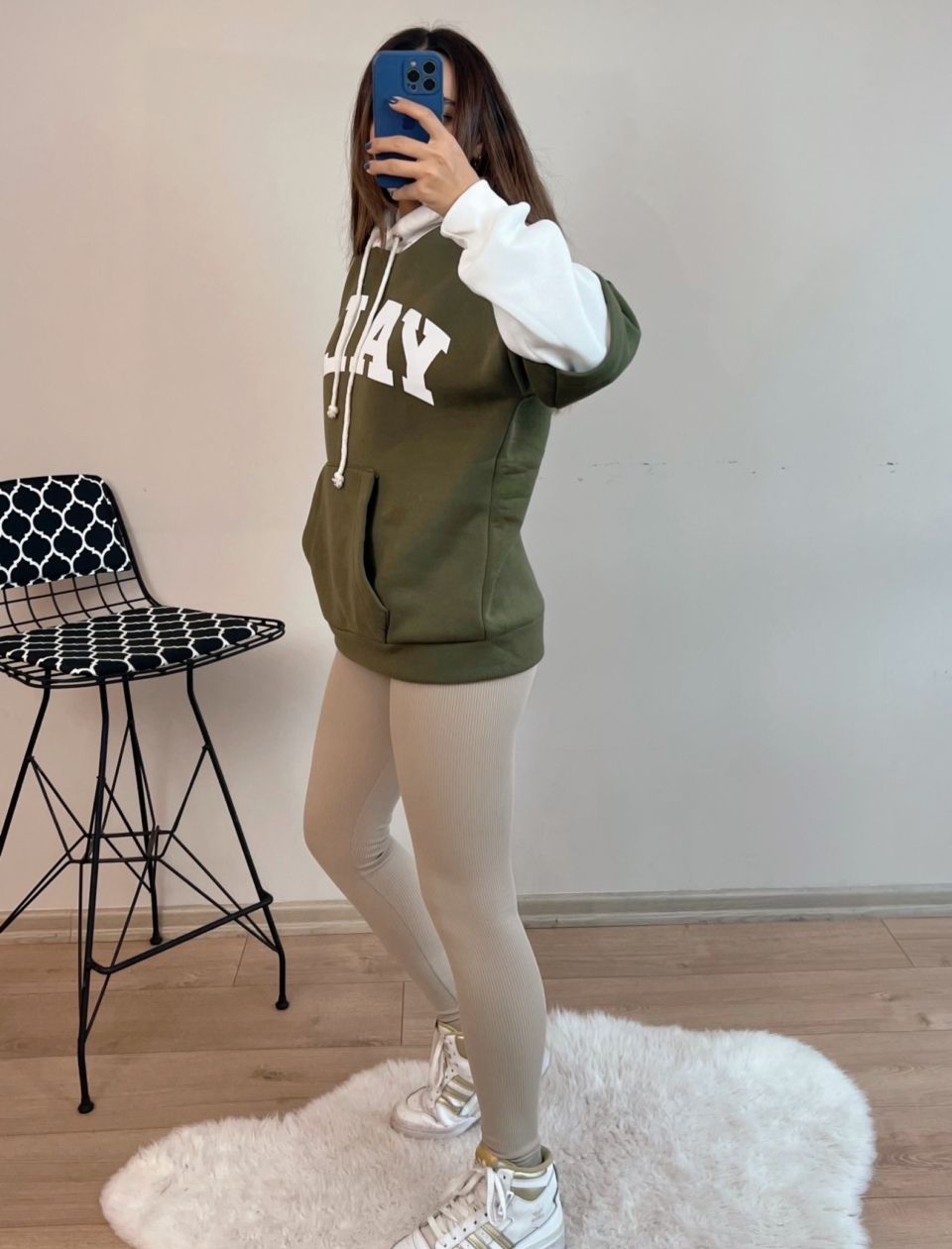 Yeşil Orjinal Marka Yale Sweat - Görsel 4
