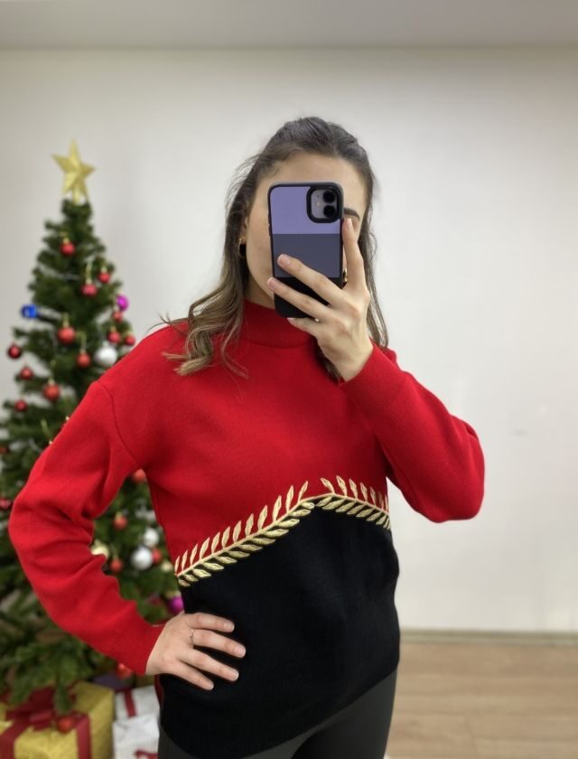 Kırmızı Marka Model Kazak