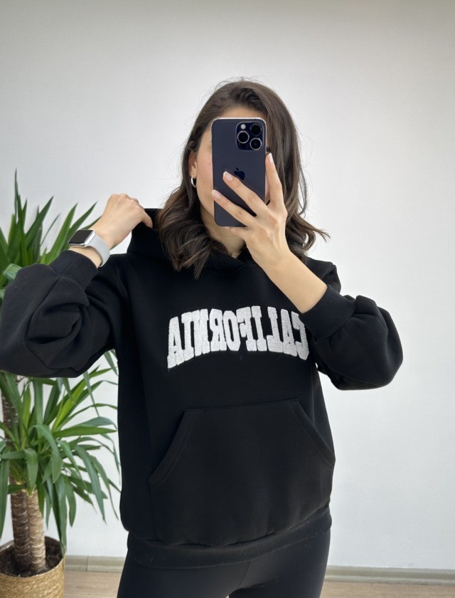 Mango CALİFORNİA Sweat—Siyah